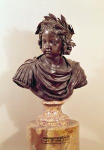 子供の頃のルイ14世（1643-1715）の胸像（ブロンズ）